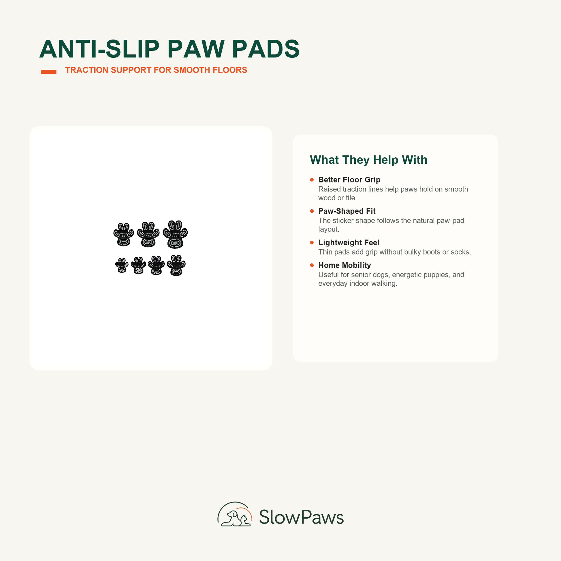 Dog Paw Traction Pads for Floors by SlowPaws image 4