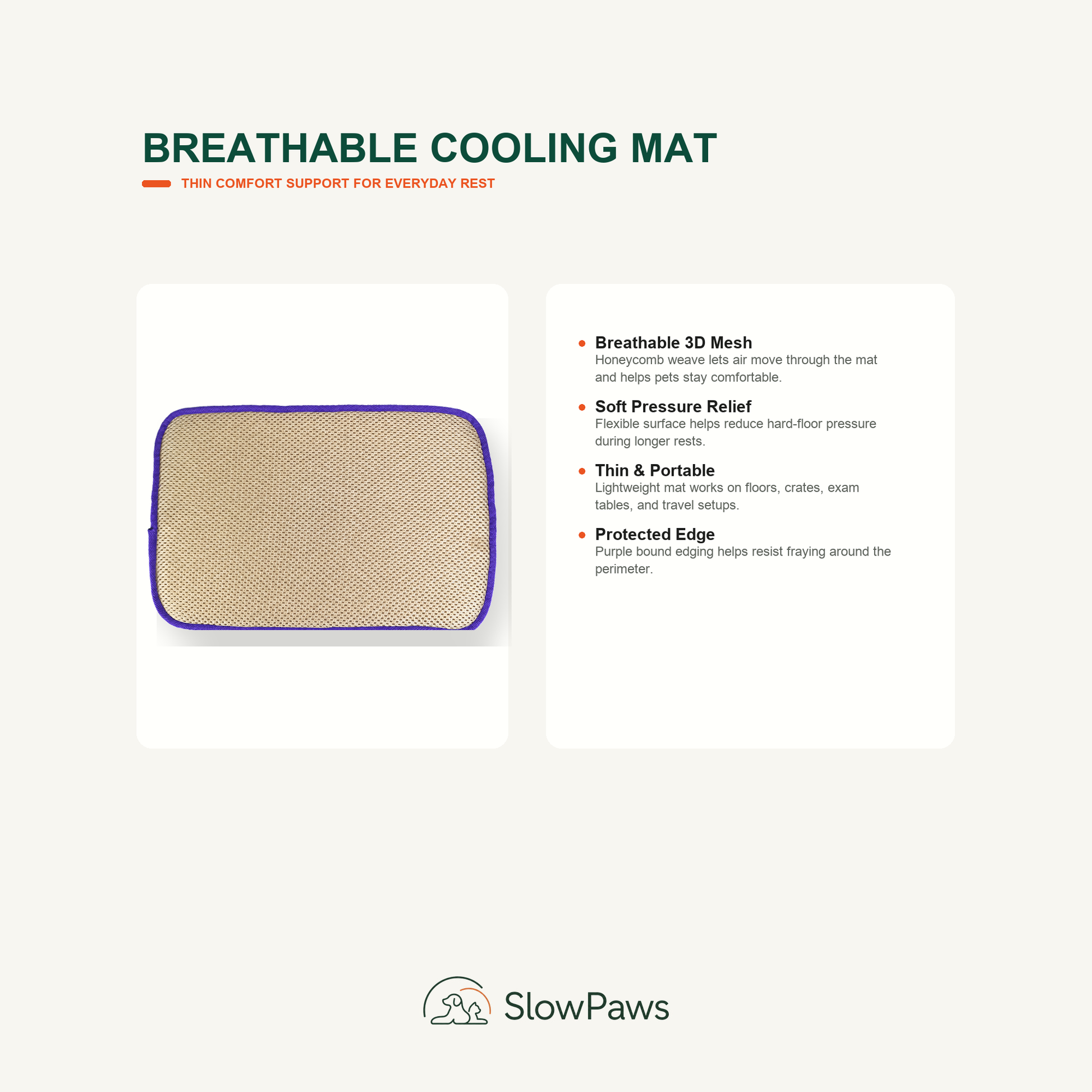 Cooling Pet Mat for Dogs and Cats by SlowPaws image 8