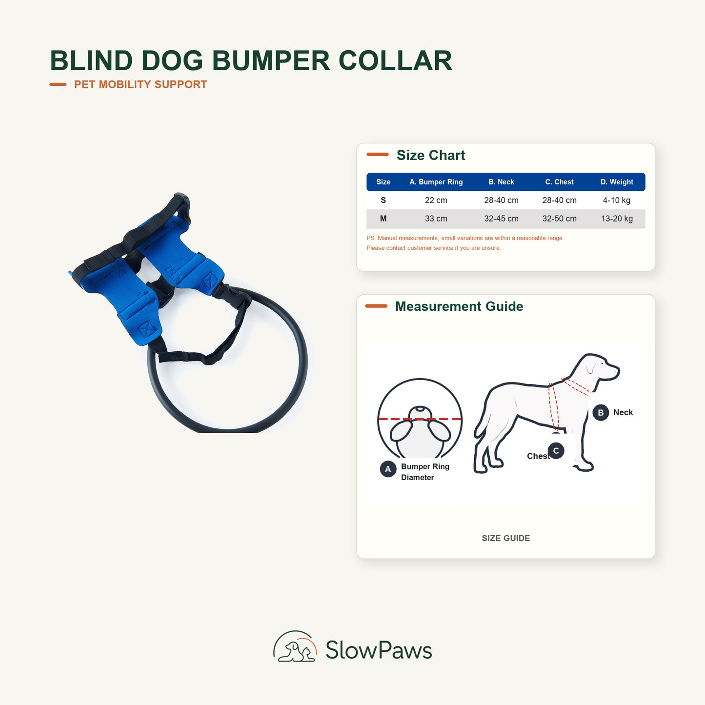 Blind Dog Bumper Collar for Indoor Safety by SlowPaws image 4
