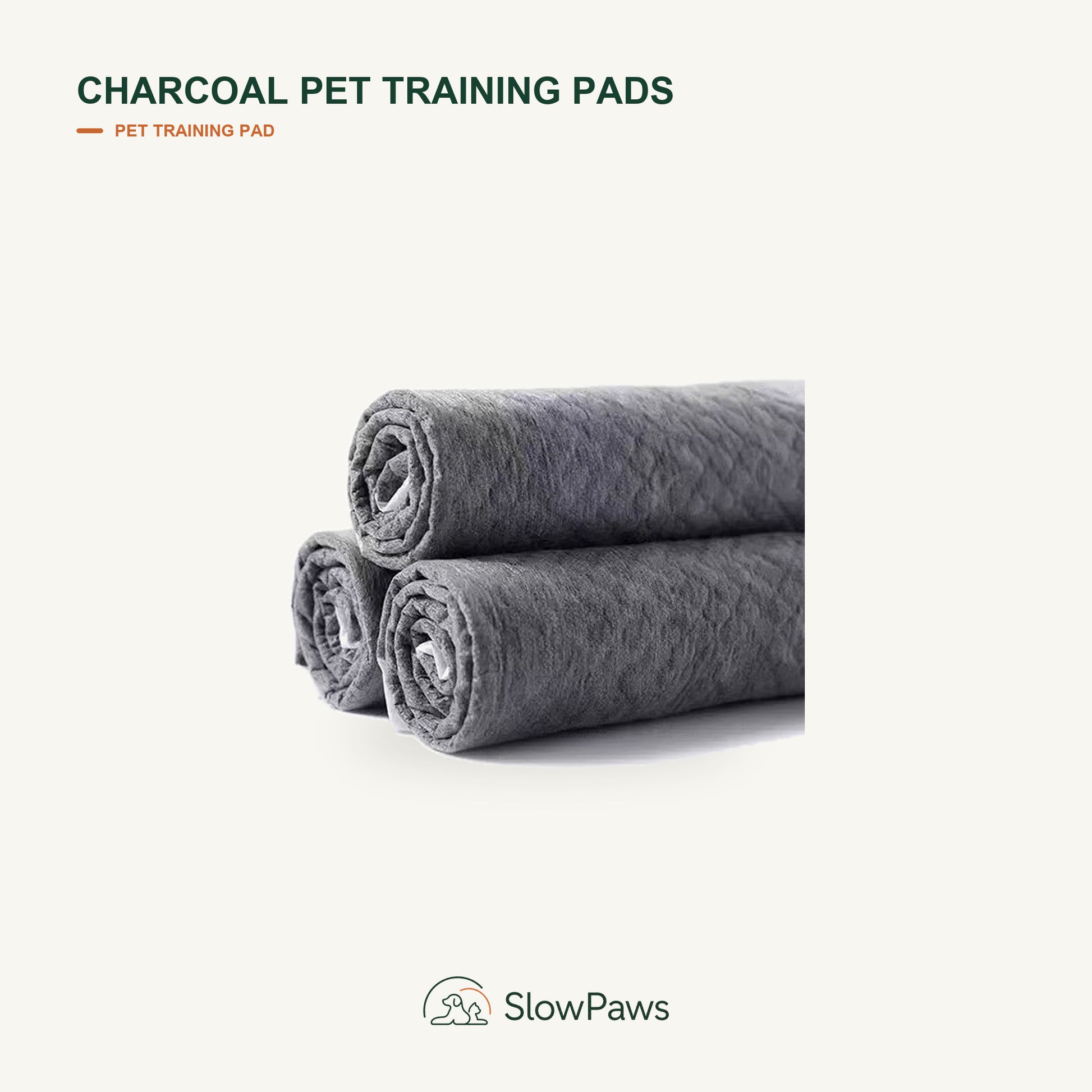 Charcoal Pet Training Pads by SlowPaws image 1