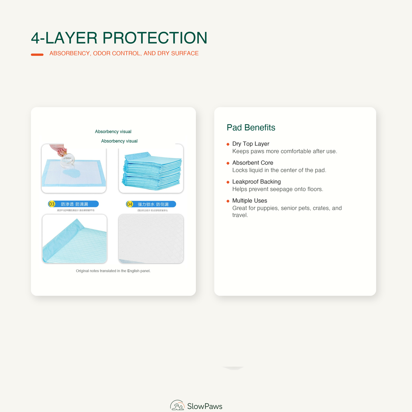 Deodorizing Pet Pee Pads for Dogs by SlowPaws image 3
