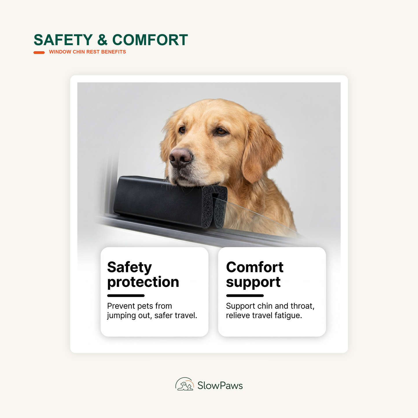 Dog Car Window Chin Rest Cushion by SlowPaws image 7