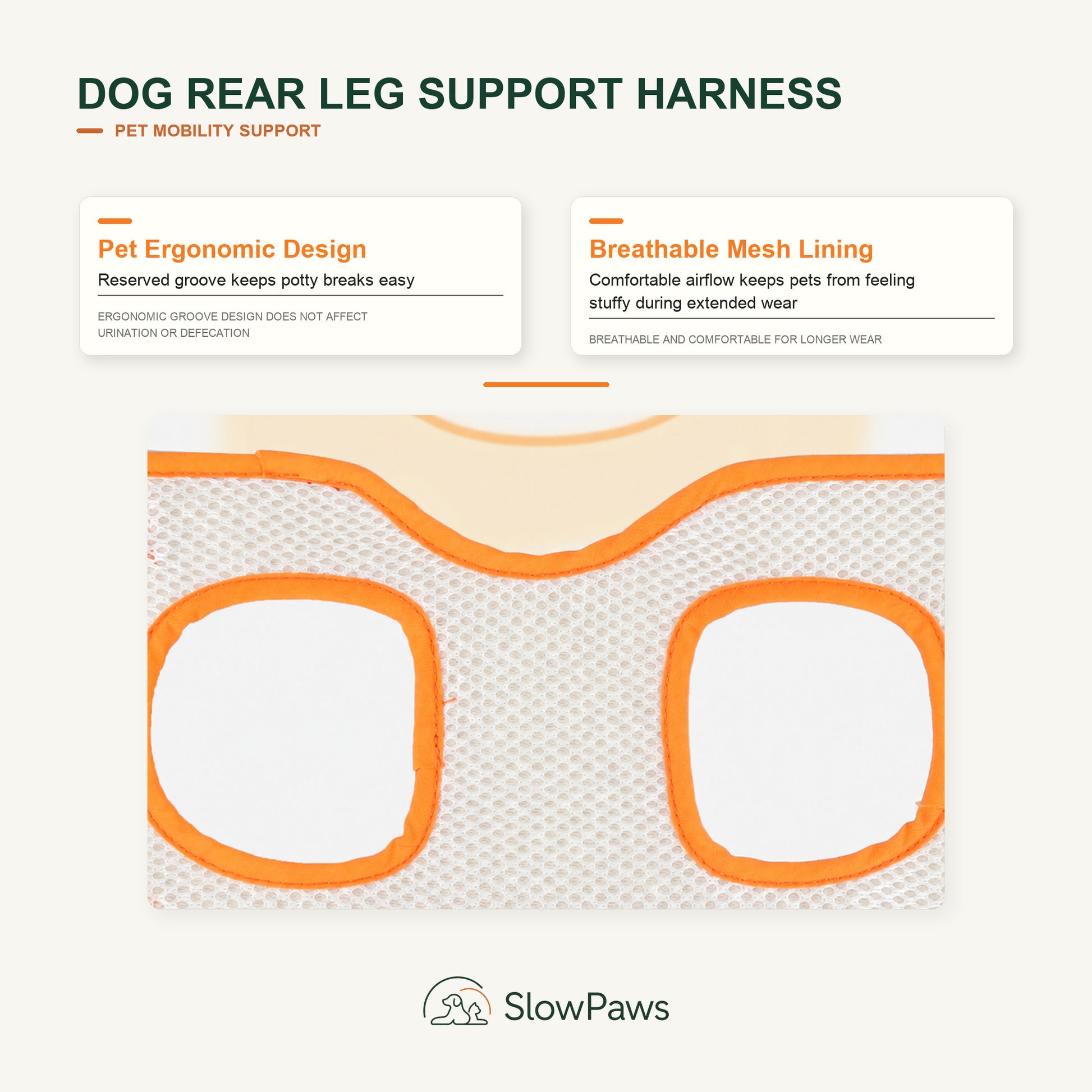 Dog Rear Leg Support Harness by SlowPaws image 5