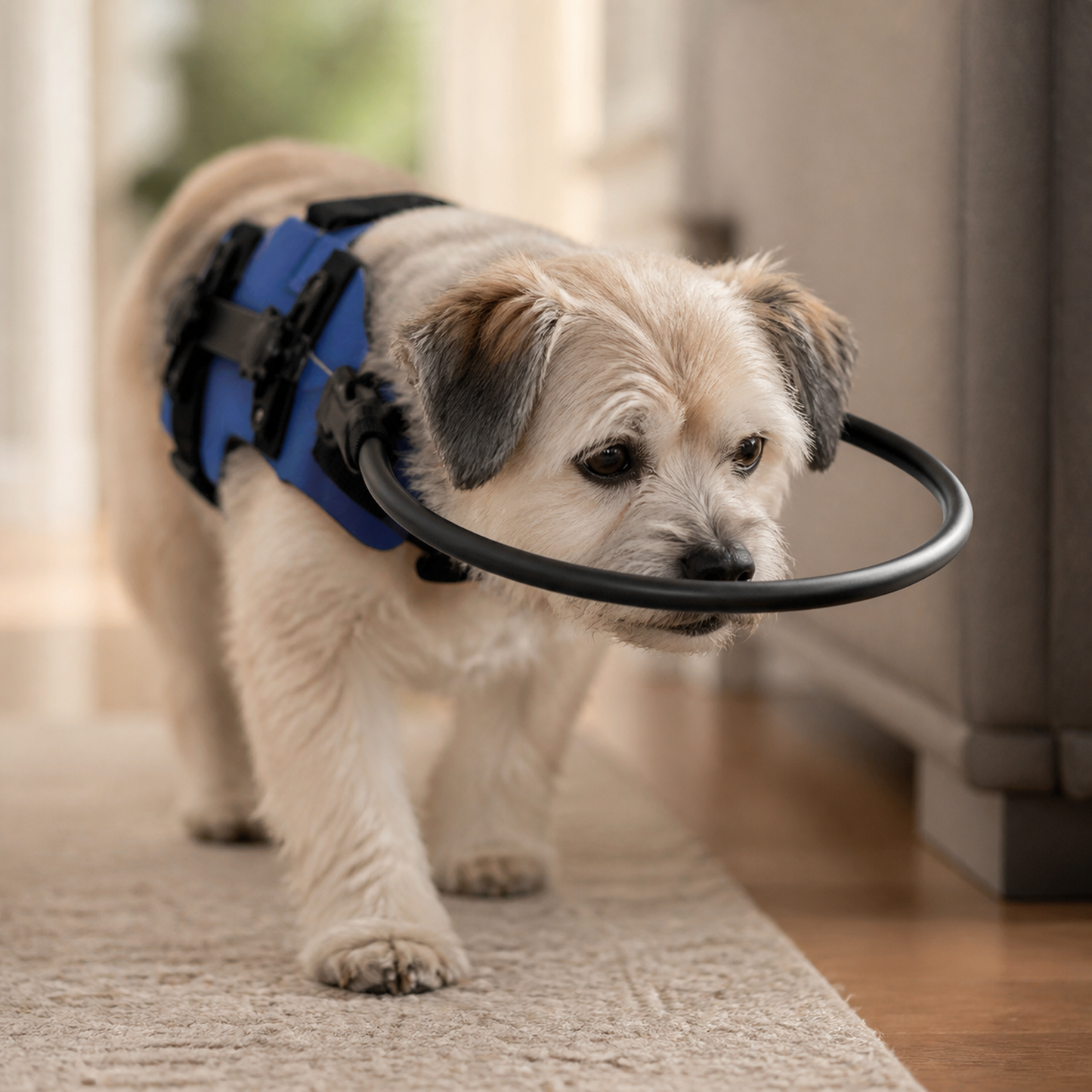 Blind Dog Bumper Collar for Indoor Safety by SlowPaws image 2