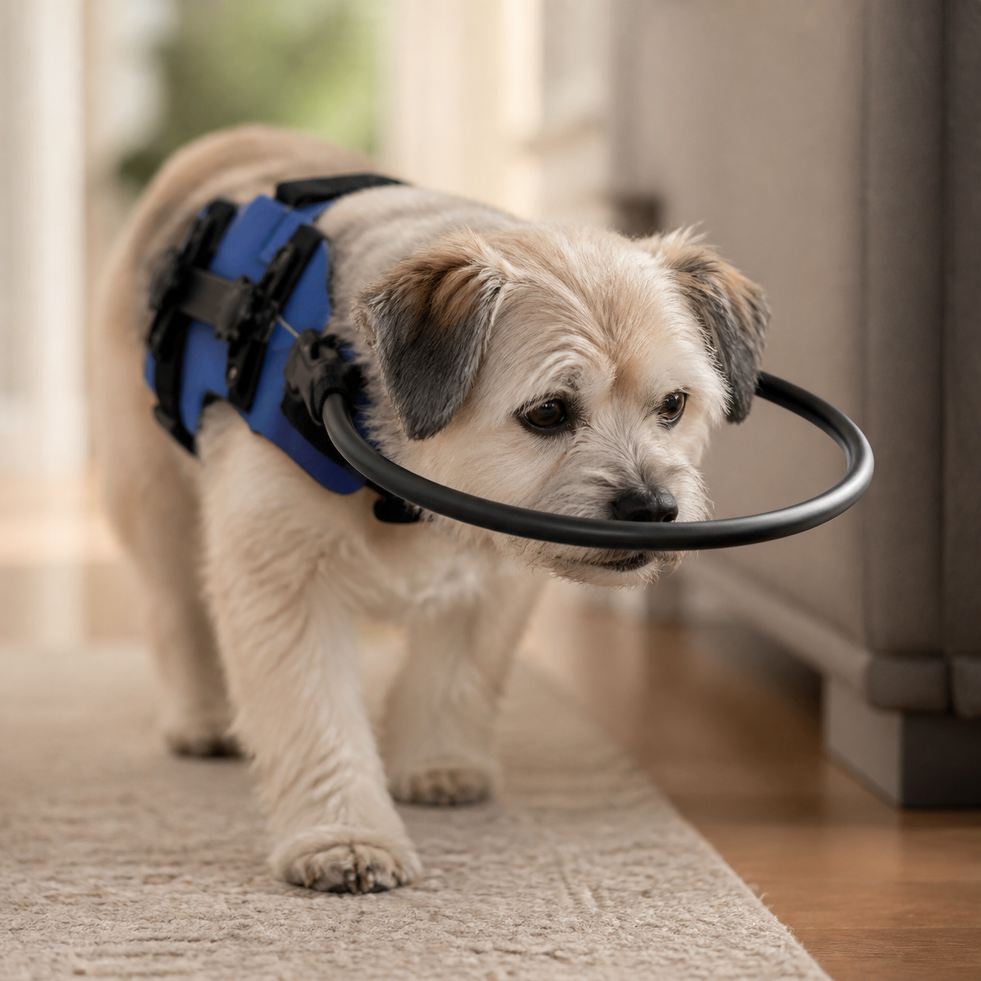 Blind Dog Bumper Collar for Indoor Safety by SlowPaws image 2