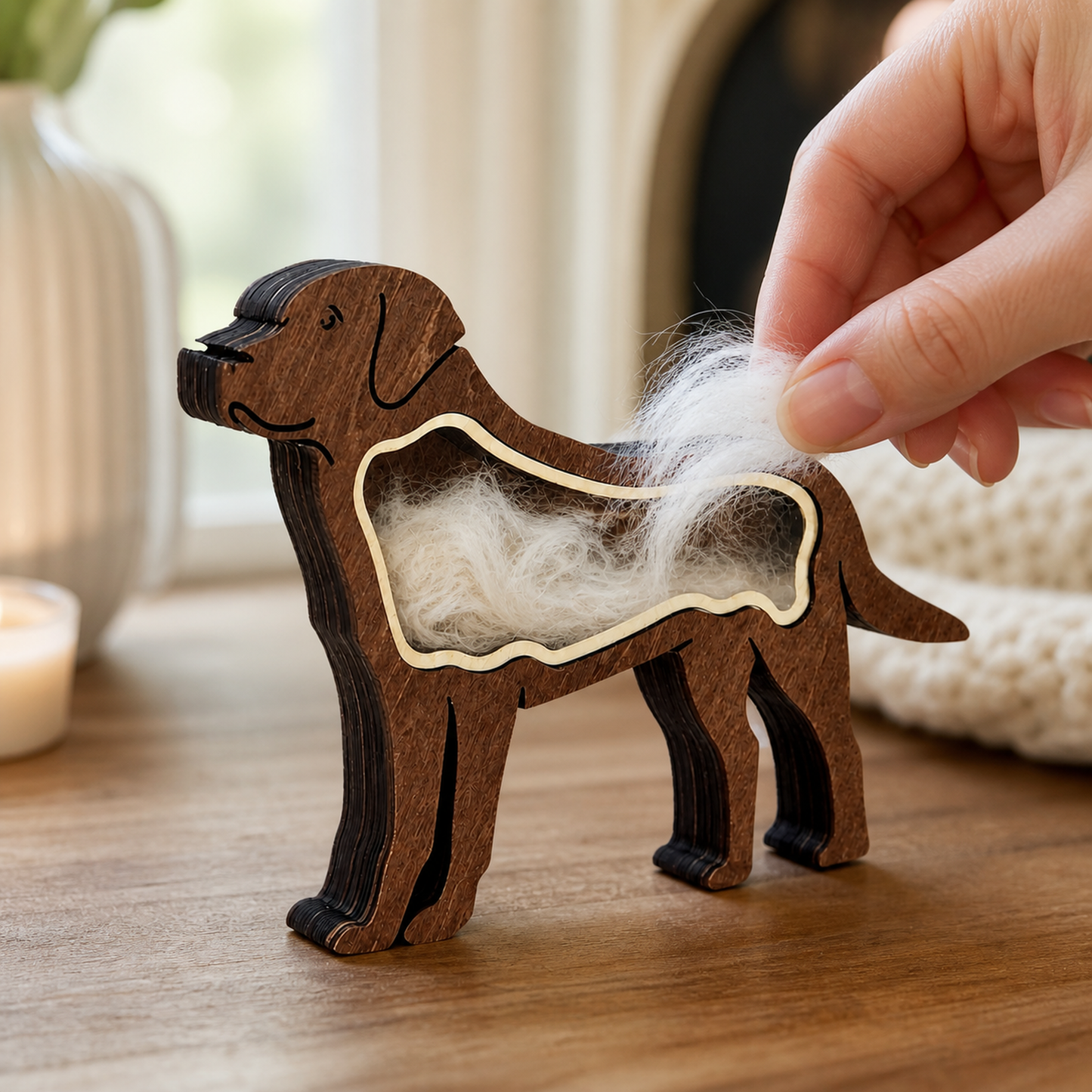 Wooden Pet Hair Keepsake Box by SlowPaws image 7