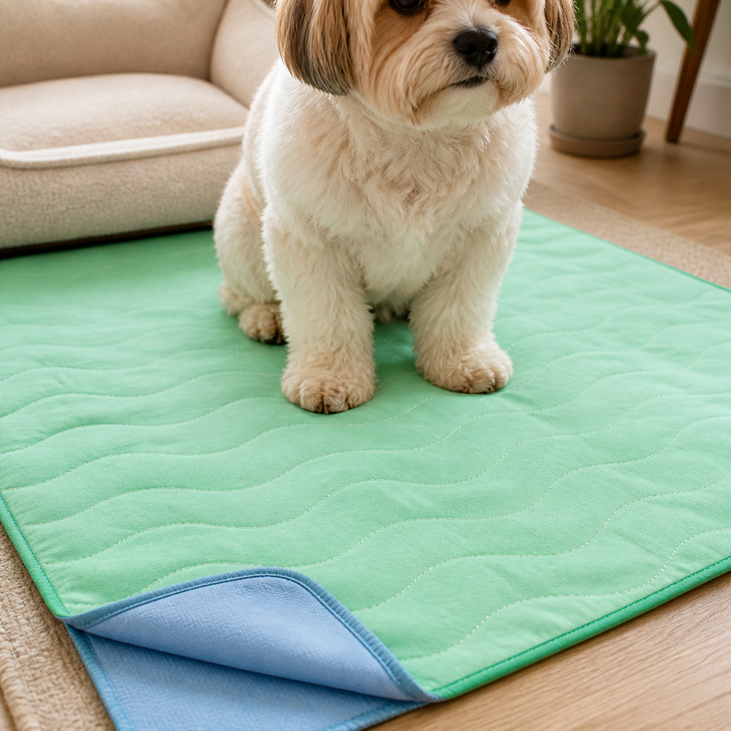 Washable Waterproof Pet Pee Pad by SlowPaws image 2