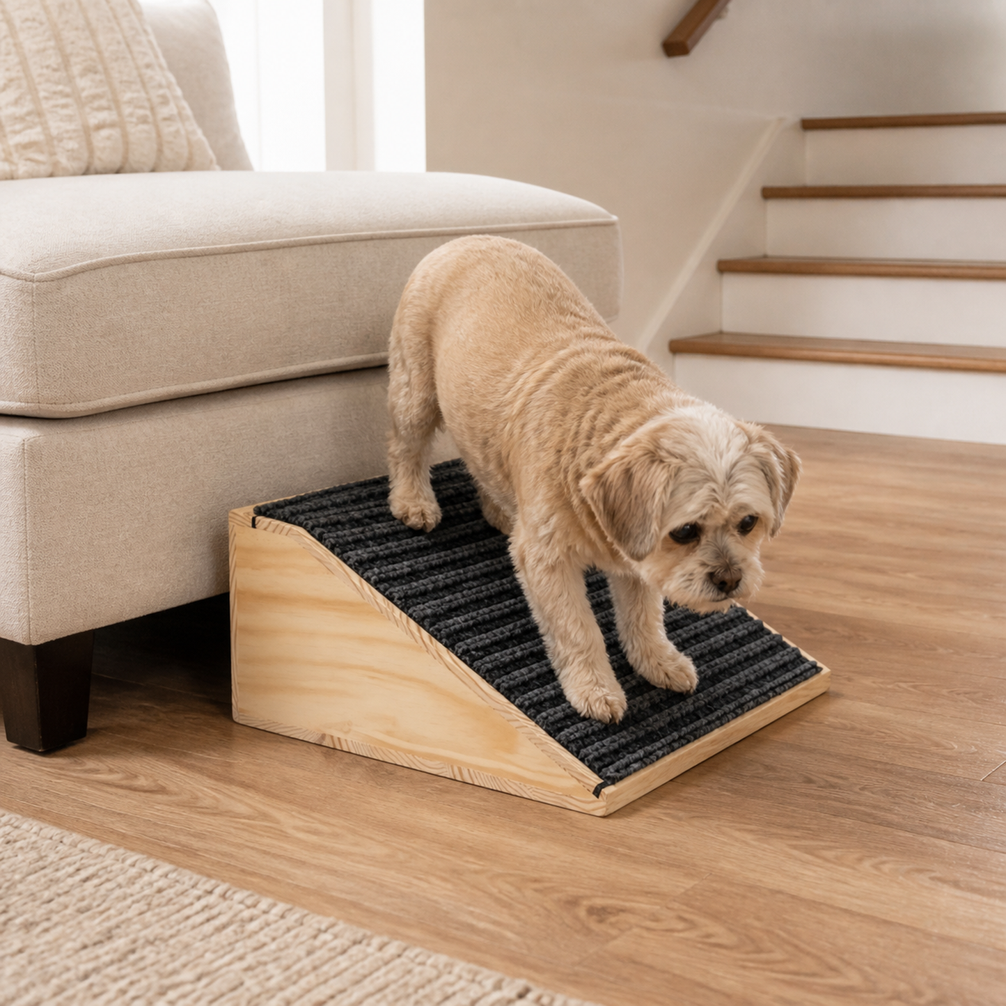Wooden Pet Ramp and Stairs by SlowPaws image 2