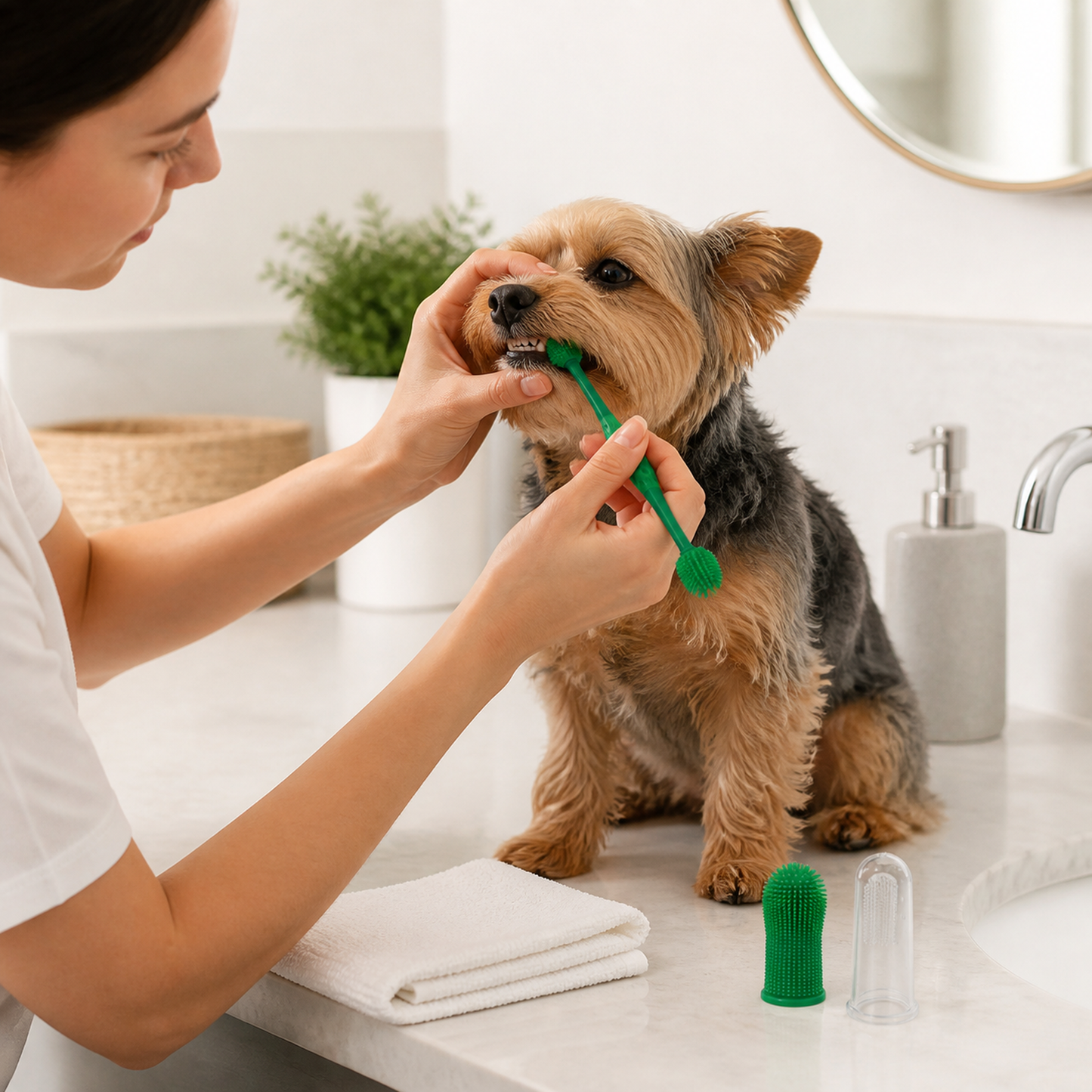 Pet Toothbrush Kit for Dogs and Cats by SlowPaws image 3