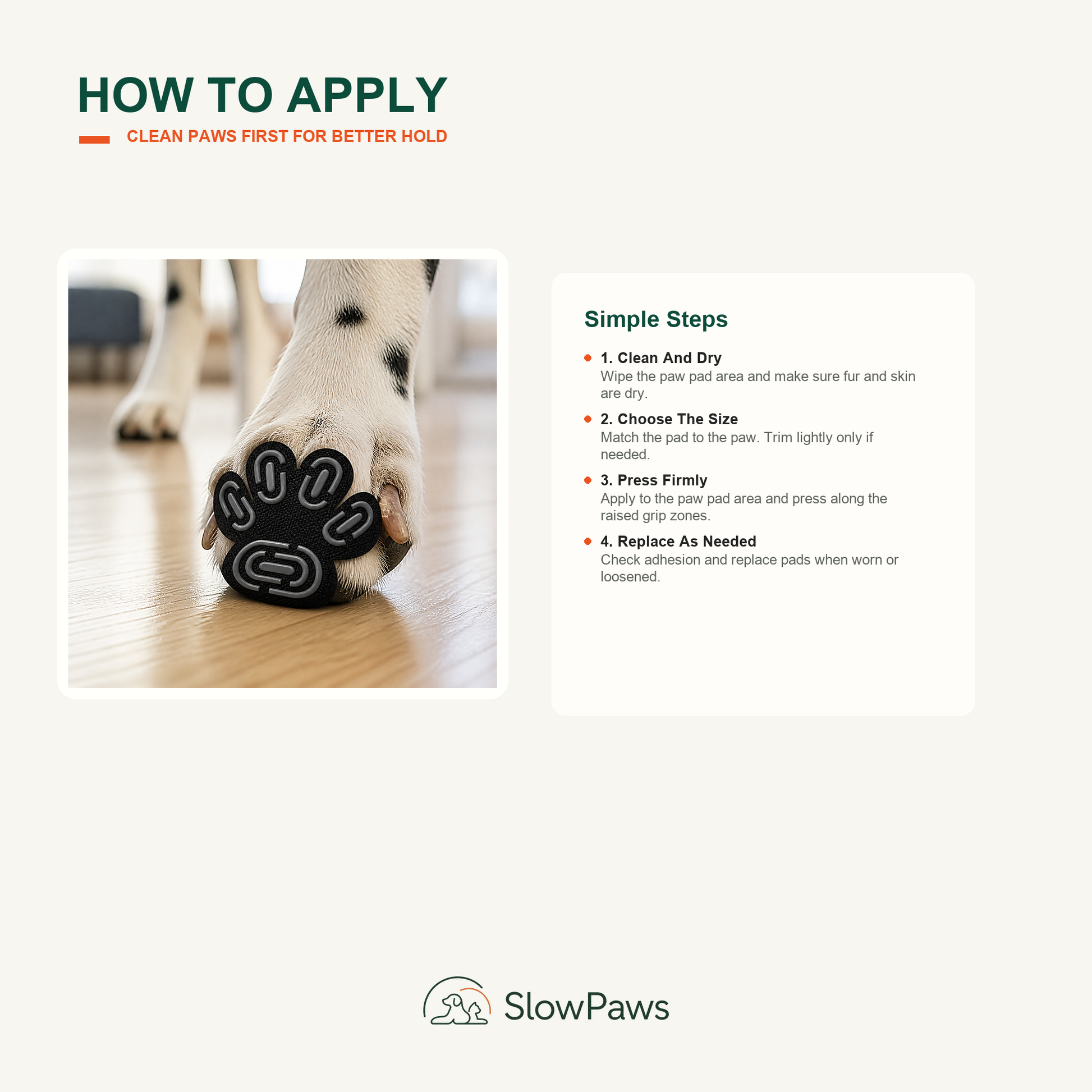 Dog Paw Traction Pads for Floors by SlowPaws image 6