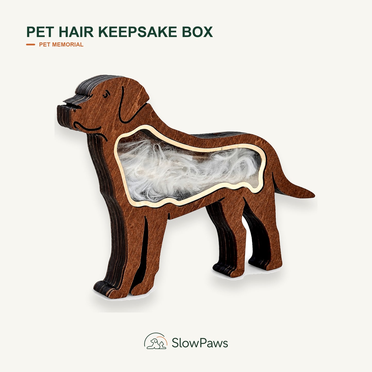 Pet Hair Keepsake Box by SlowPaws image 1
