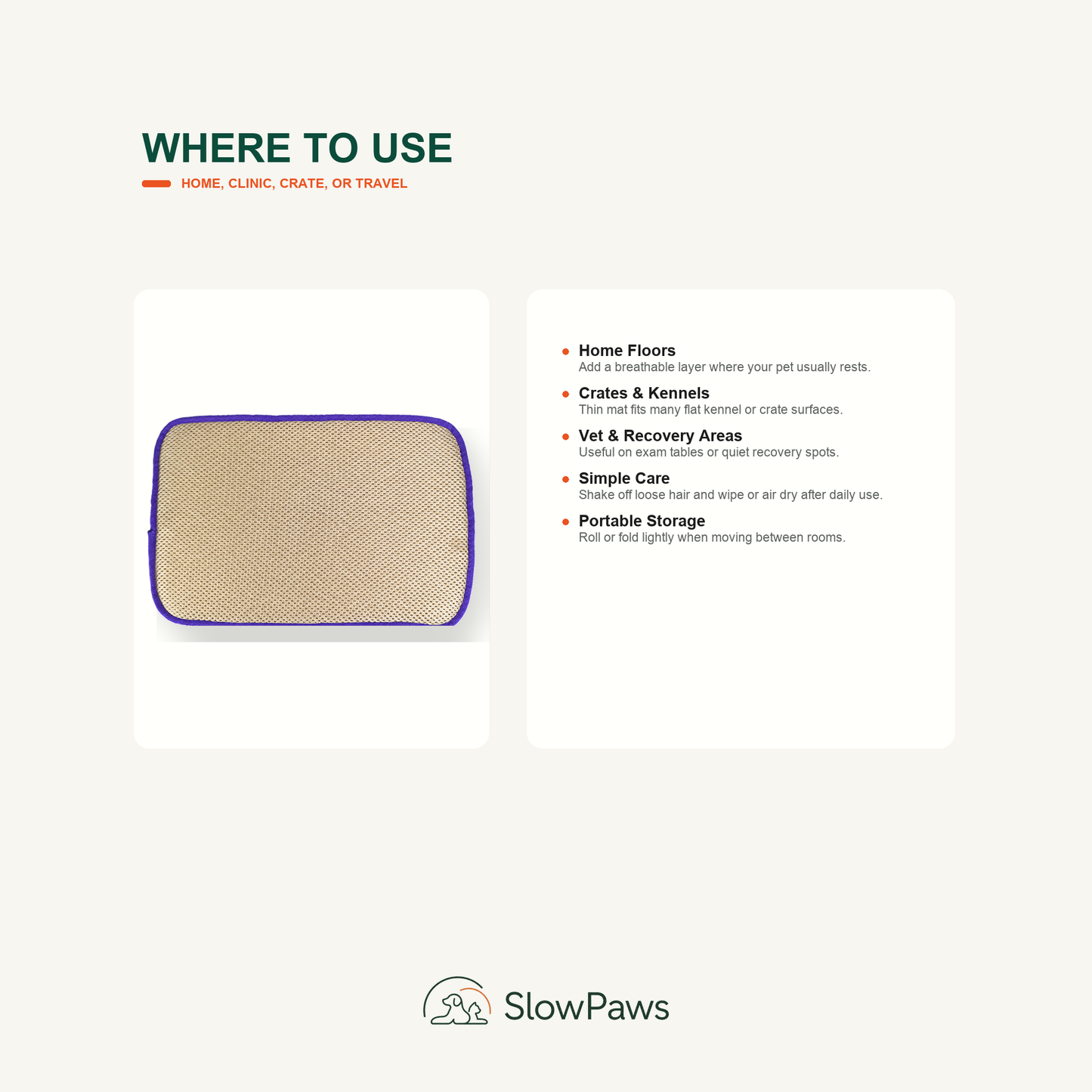Cooling Pet Mat for Dogs and Cats by SlowPaws image 9